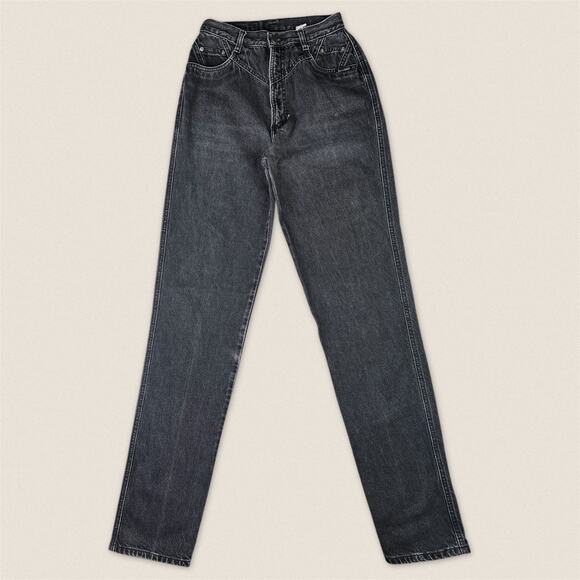 Vintage Western Rockies Rocky Mountain Black Jeans 29/9 - Size 24 x 35 - Picture 3 of 11